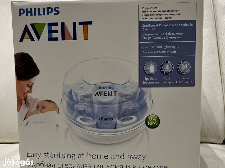 Philips Avent Microwave Sterilizer SCF281/02 mikrohullámú sterilizáló ...