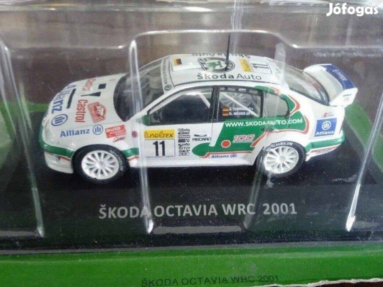 Skoda Octavia Wrc 2001 Kisauto Modell 1 43 Eladó - Sopron, Makettezés 