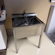 Inox ipari mosogató 