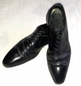45-ös fekete Férfi bőr cipő eladó