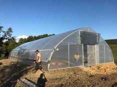 500m2-es új fóliasátor kedvezményes áron
