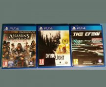 AC Syndicate, Dying Light, The Crew (PS4)