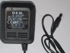 AC adapter 9V-1A