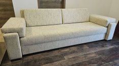 Ágyneműtartós, ágyazható, kinyitható, kihúzható, 4 személyes kanapé