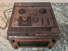 Akai X-165D orsós magnó - eredeti plexivel