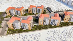 Akciós Áron Eladó!"A" épület földszint 60 m2,2+1 szobás,27 m2-es kert!