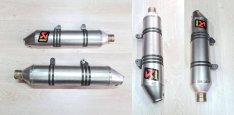Akrapovic titán kipufogó Ktm Husaberg Husqvarna