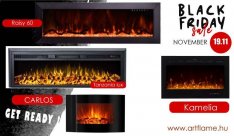Art Flame elektromos kandallók, kedvezmények!