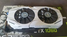 Asus Nvidia Geforce Gtx 1060 OC 6GB 192 Bit Dual Videokártya