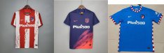 Atlético Madrid, 2021/22, hazai/idegenbeli/harmadik(Suárez, Griezmann)