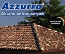 Azzurro beton tetőcserép Szuper Akciós áron!!
