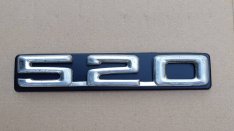 BMW 520 E12 E28 csomagtér felirat