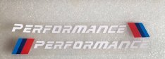 BMW M Performance matrica fehér 20x1,8