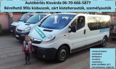 Bérautó Autóbérlés Bérelhető Kisbusz Autókölcsőnzés