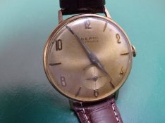 Bermi Retro Felhúzós Régi Férfi Karóra Eredeti Svájci MADE Swiss Arany