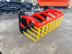 Bobcat trágyavilla 140cm Jcb 1CX CAT Gehl Manitou Csúszókormányzású