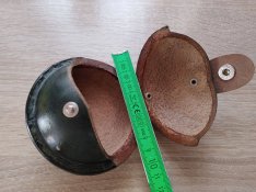 Bőr kulcstartó nadrágszijra