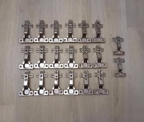 Bútor kivetőpántok, bútor alkatrészek, 20db