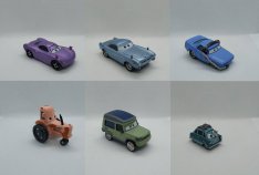 Cars Verdák Flynn Mckémbridge Holley Benzington Artie Traktor Z prof