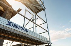 Deckman - Új homlokzati állvány, 120 m2, acél járópadlóval