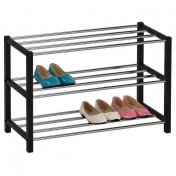 Dublin 4 polcos cipőtároló - polc (fehér-króm) 18468