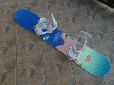 Egy napot használt Burton Punch snowboard lap, Burton Citizen kötés ka