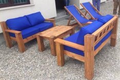 Egyedi igényes fenyő kanapé, kerti bútor, több méretben a gyártótól