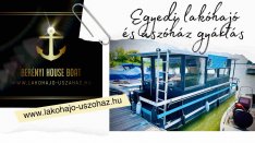 Egyedi lakóhajó és úszóház gyártás, szerkezet késztől a kulcsra készig