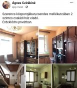 Eladó két szintes családi ház