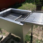 Elektromos lángos fánk hasáb sütő fritőz