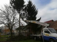 Emelőkosaras autó / emelőkosaras / bérelhető, favágás