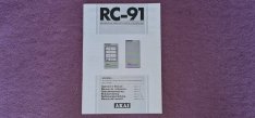 Eredeti Akai RC-91 használati útmutató (Manual) Original !!