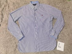 Eredeti Ralph Lauren férfi csíkos ing L újszerű
