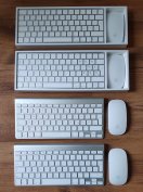 Eredeti - újszerű Apple bluetooth Magic Mouse és Keyboard - garancia
