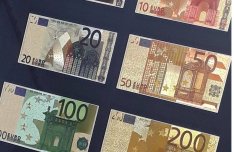 Exkluzív 24 kt Arany EURO és Dollár Full Szettek, Luxus Ajándék