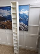 Fehér színű cd tartó polc