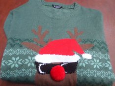 Férfi karácsonyi pulóver Új nagy méret