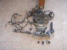 Ford fiesta fusion 2005-ös 1.6 benzin motorvezérlő immo szettel!