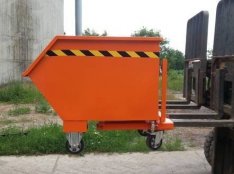 Forgácskihordó kocsi konténer