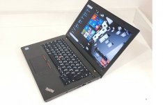 HD+ Lenovo Thinkpad T450 Laptop Intel core I5-5300U 4x3GHz 8GB 256SSD
