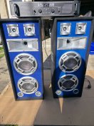 Hangfal szett+erősítő 2x600w Spl500 Skytec