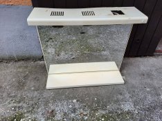 Használt, 3 részes műanyag fürdőszoba szekrény eladó