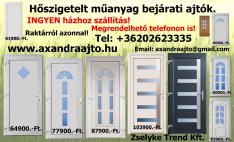 Hőszigetelt kültéri bejárati ajtó ingyen szállítva már 61.900-Tól