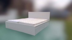 IKEA Malm 180x200cm franciaágy francia ágy