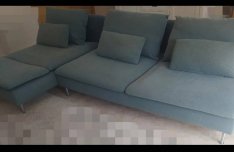 IKEA söderhamn kanapé fekvőfotellel 