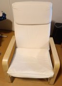 Ikea, POÄNG, fotel, fotelpárna, fotelhuzat