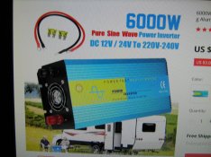 Inverter 4000 W,új,tiszta szinusz,12 V -220 V-re átvált,-eladó