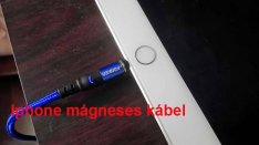 Iphone USB Mágnes Töltő Kábel 2.4 A 1 méter