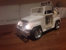 Jeep Wrangler óra modell makett