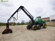 John Deere Timberjack 1270D Harvester fakitermelő gép + John Deere 560